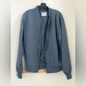 Old Navy Men's medium water resistant bomber Windbreaker jacket no flaws